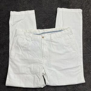 Polo Ralph Lauren Men's 34x31 White Chino Pants Classic Fit Cotton Casual